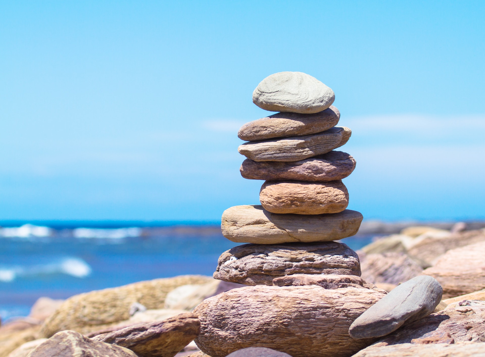 the image shows rocks on the top of each other