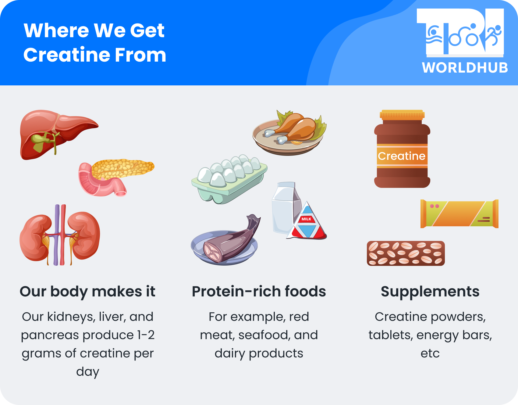 Natural Sources of Creatine - TriWorldHub