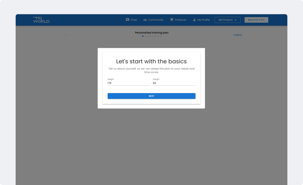 Upgrade to Pro  Ai powered Adaptive Training Plans
